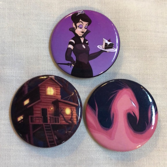 Assorted Button Style Pins - Picture 4 of 6
